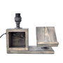 Opviq Pp078 Lámpara de Mesa de Hierro Negro